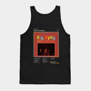 B.B. King - Live At The Regal Tracklist Album Tank Top